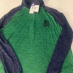 NWT Notre Dame All Fight Light Weight Under Armour 3/4 Zip